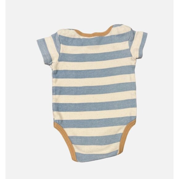 Baby Boy's - Body Suits -White, Navy Blue, Turquoise, & Blue & Cream -Size 3-6 M - Picture 8 of 11